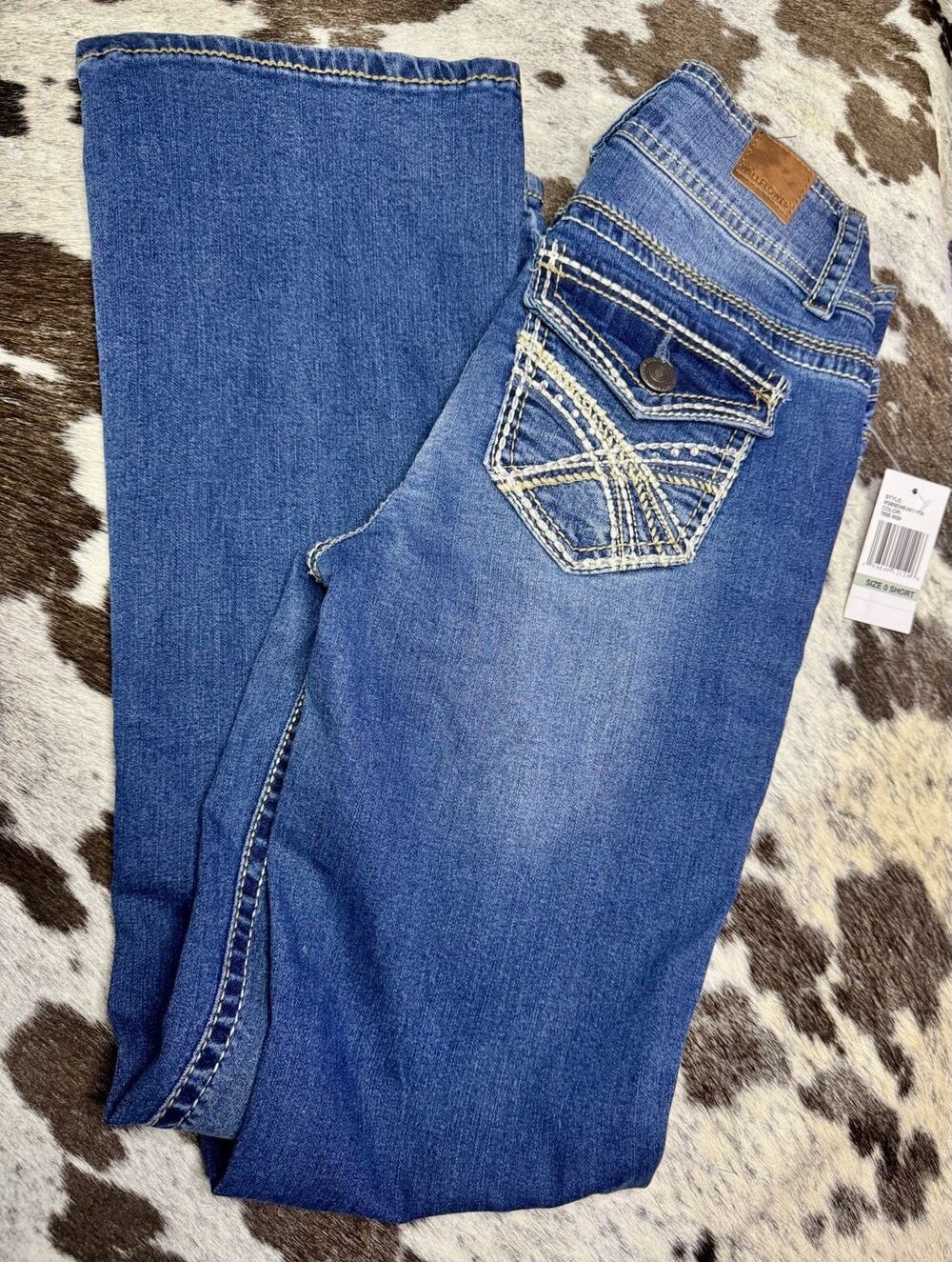 Wallflower Women's Blue Jeans Size 0 Short Trixie Wash